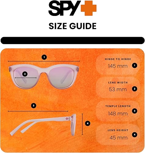Vista 21 de SPY Boundless Cateye - Lentes de sol para hombre y mujer + paquete con kit de gafas de diseñador iWear