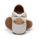 HONGTEYA Infant Baby Girls Mary Jane Flats Non Slip for Toddler First Walkers Soft Sole PU Leather Crib Shoes Sneaker Wedding Party Christmas Princess Dress Shoes Baby Moccasins Girls