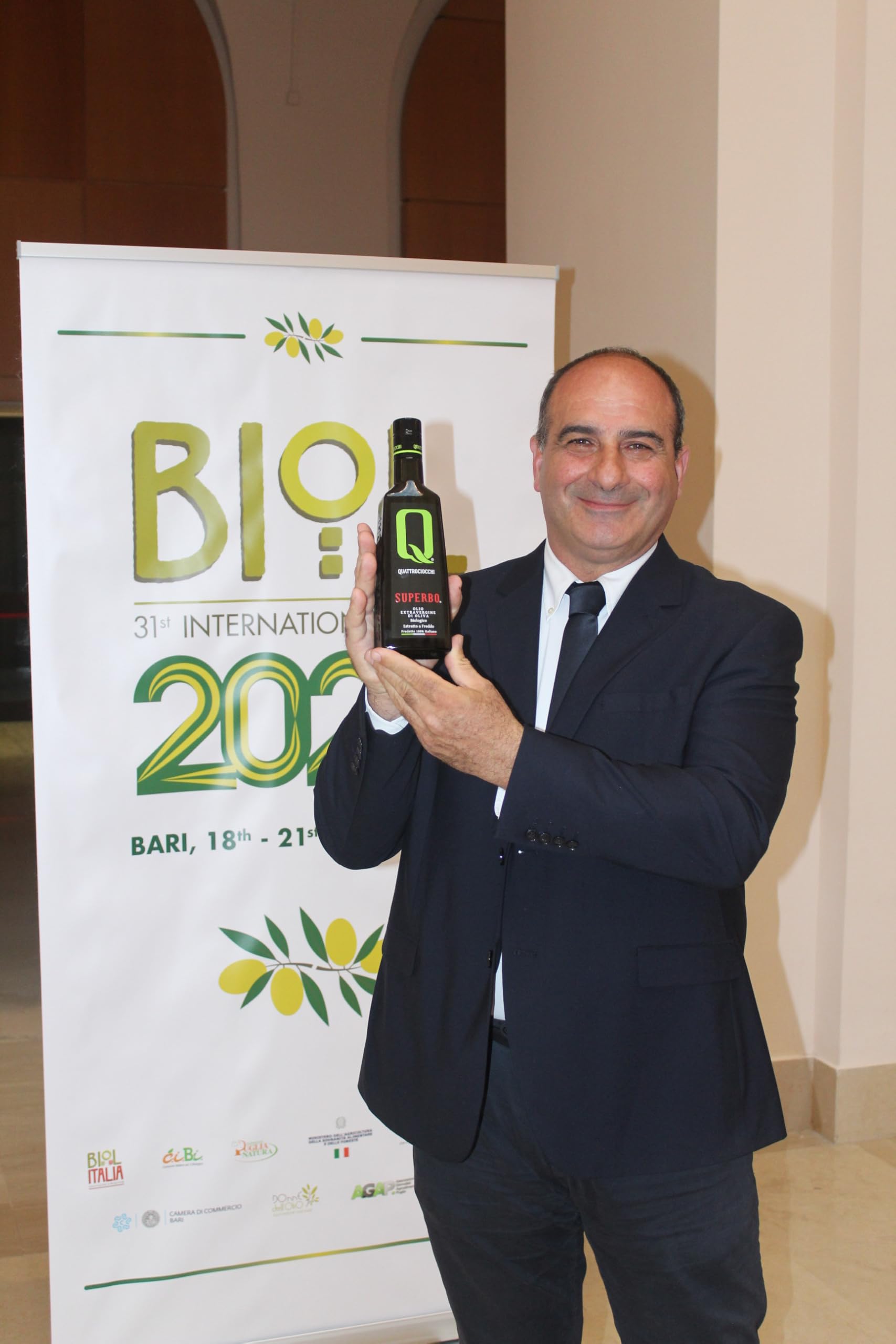 Quattrociocchi Delicato | Oliwa z oliwek extra virgin odmiany Leccino – butelka 500 ml