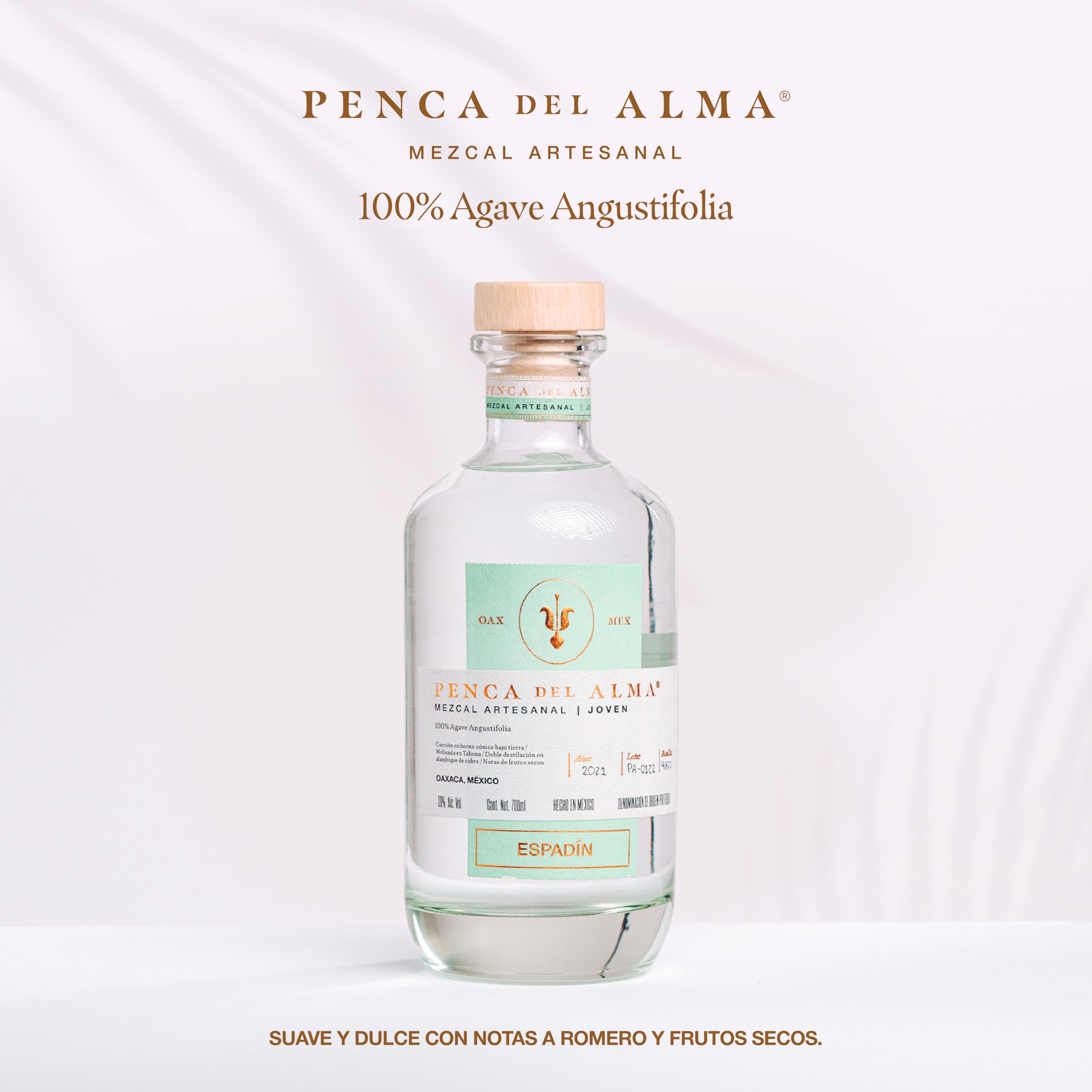 Mezcal Penca del Alma Espadín 100% Maguey 39% Vol. 70cl