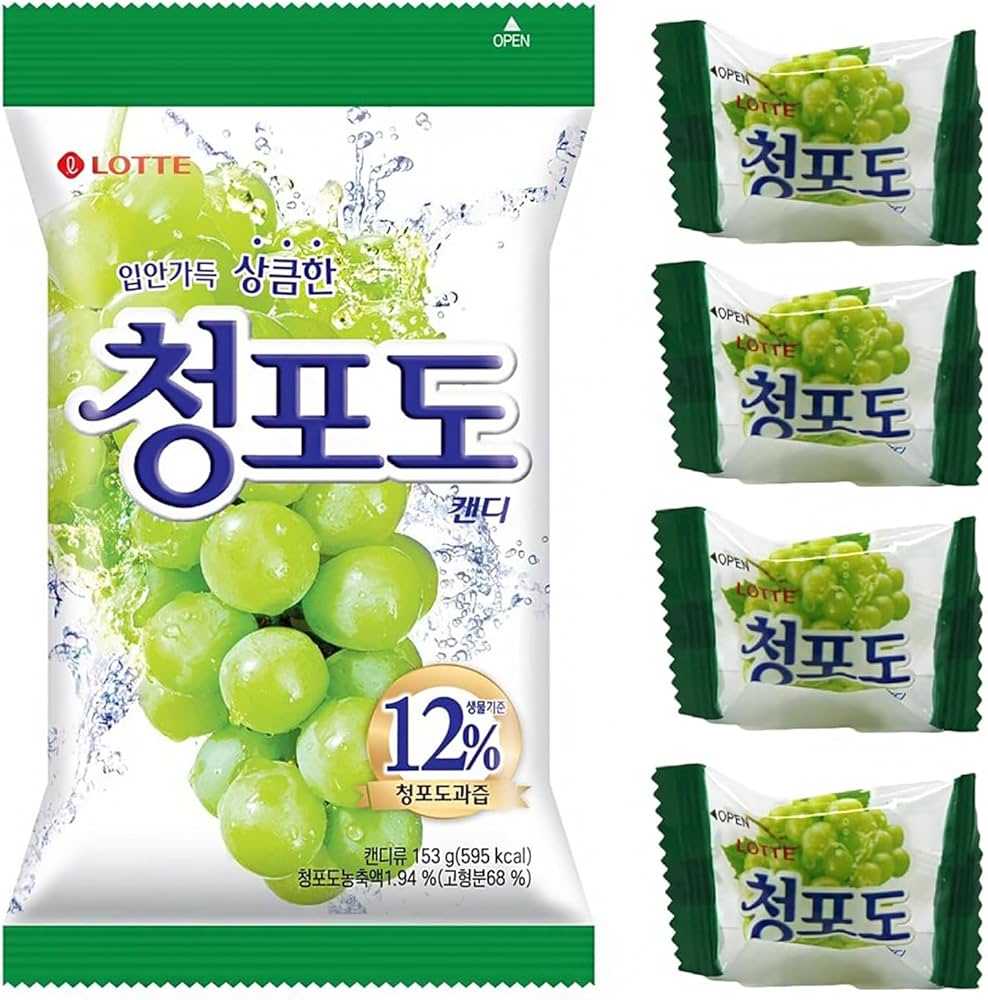 Amazon.com : DEAD SKIN Grapes Hard Candy 153g Packs for Party