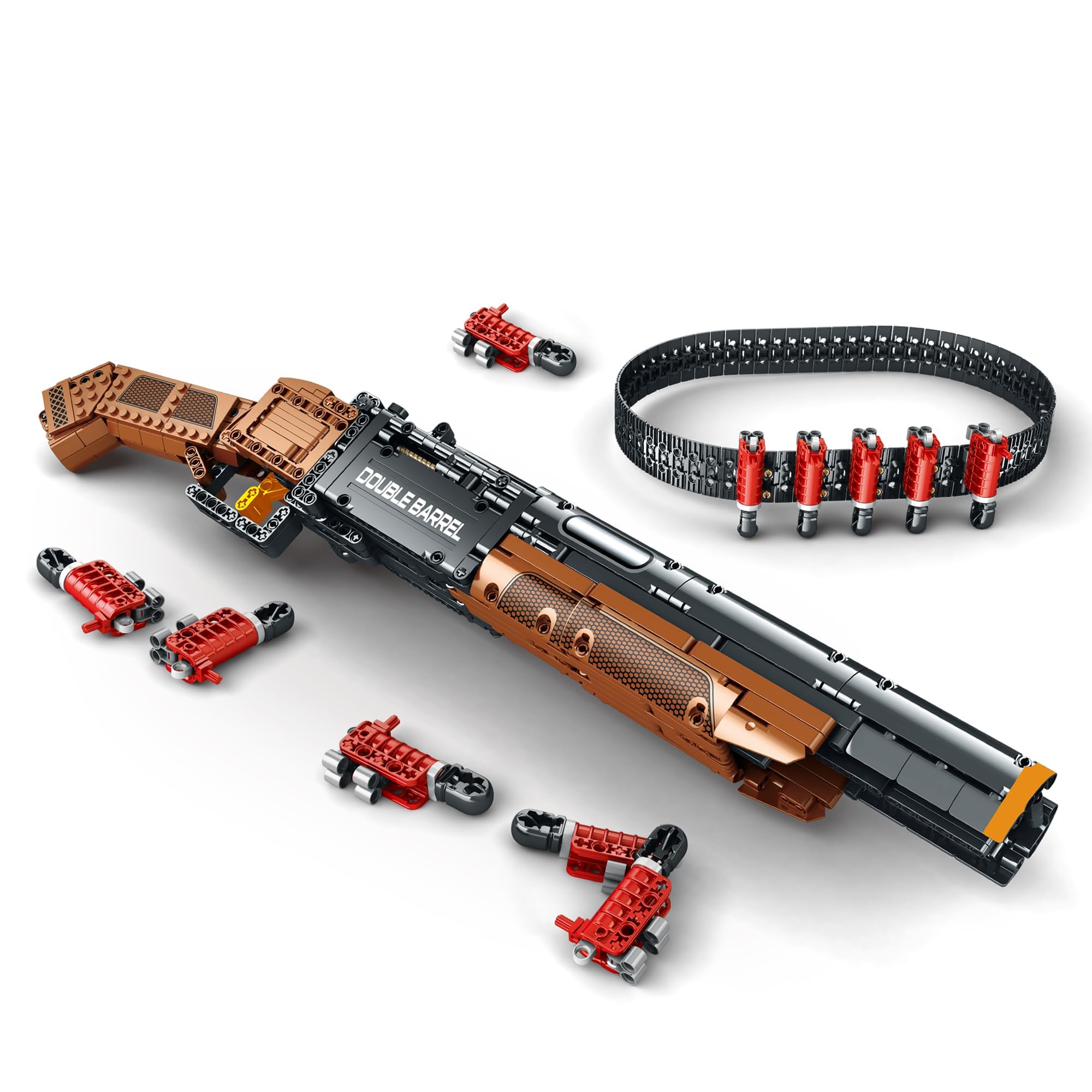Ensemble de Construction Pistolet Fusil de Chasse à Double Canon