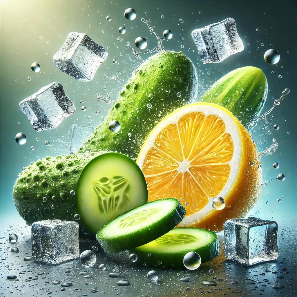 Cucumber Citrus Frost - Gurke Zitrone Ice Aroma Konzentrat - Vegan - Sasami - 100ml
