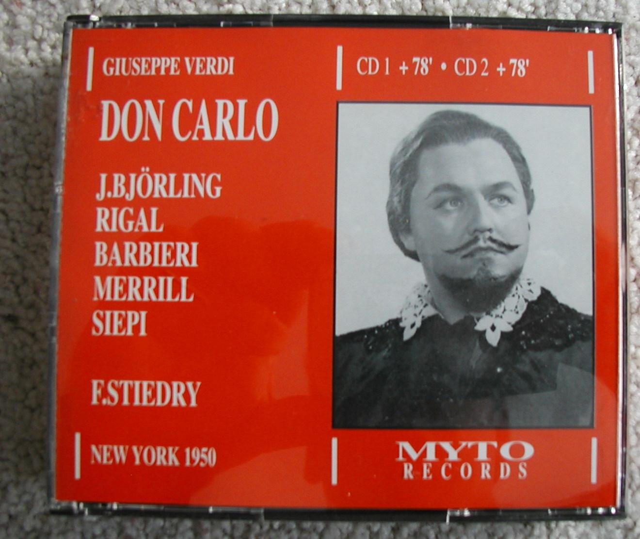 Don Carlos [Audio CD]