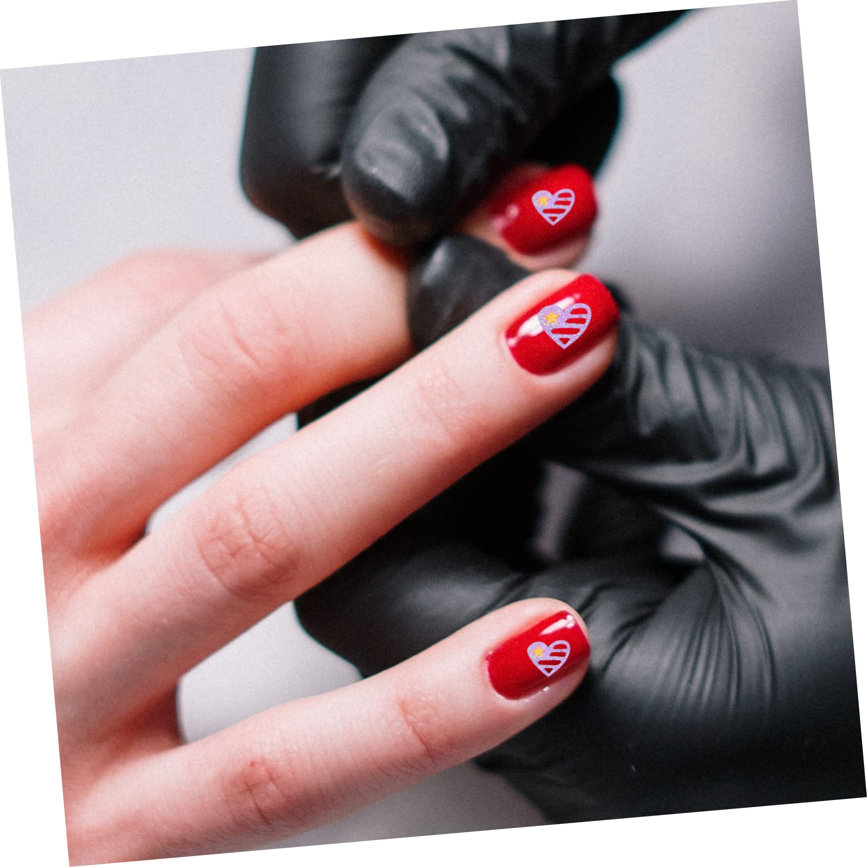 FOMIYES 4 Set Di Adesivi Per Nail Art Adesivi Fluorescenti Per Nail Art Set Di Adesivi Per Per Ragazze Decorazioni Per Manicure 10 Disegni 24 Fogli * 4