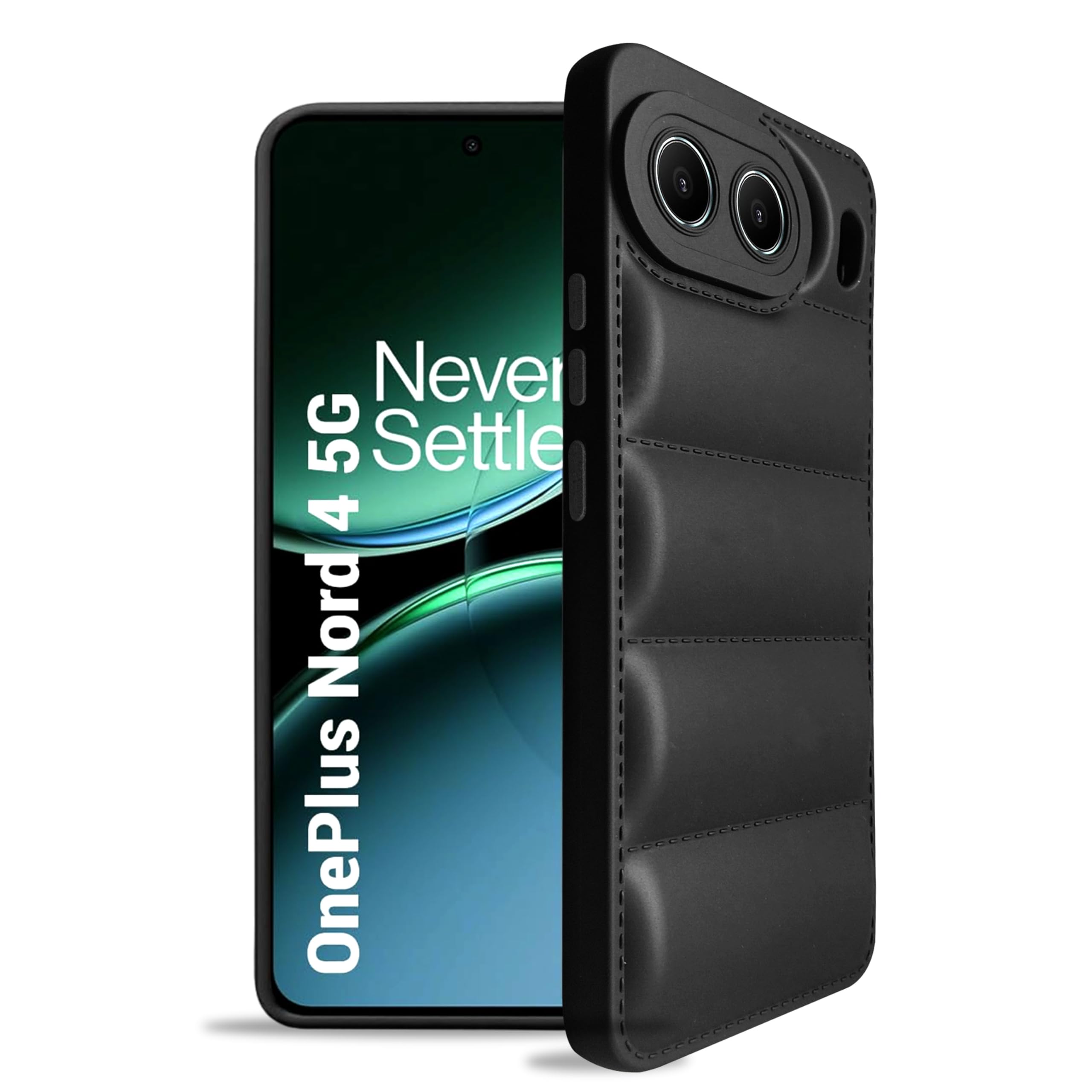 V-TAN Puffer Case Camera Protection Soft Back Cover for OnePlus Nord 4 (Black) (B0DFTF9S87) Amazon Price History, Amazon Price Tracker