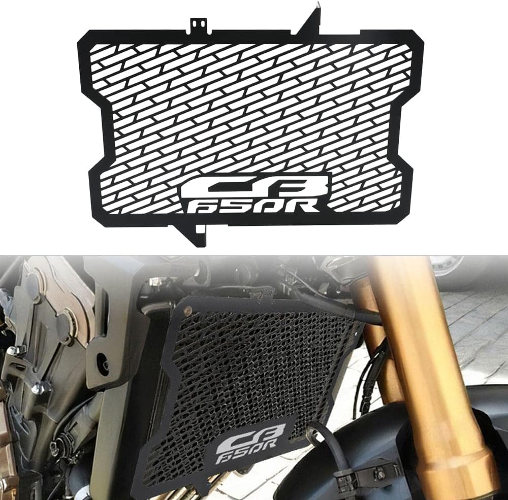 CB650R 2027 2026 Motocycle Radiator Grille Guard Protective Cover For H-onda CB650R CB 650 R 2019 2020 2021 2022 2023 2024 2025 2026 2027(Black)