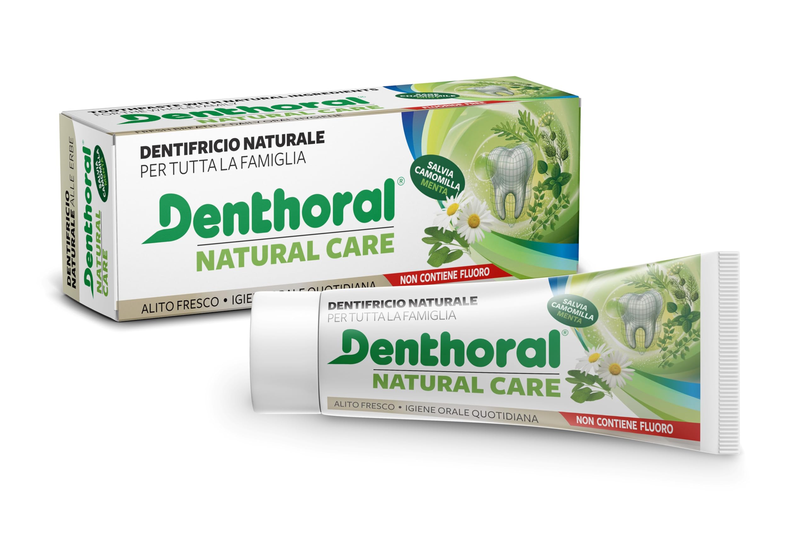 Denthoral Dentifricio Natural Care - 75 Ml - 101 g