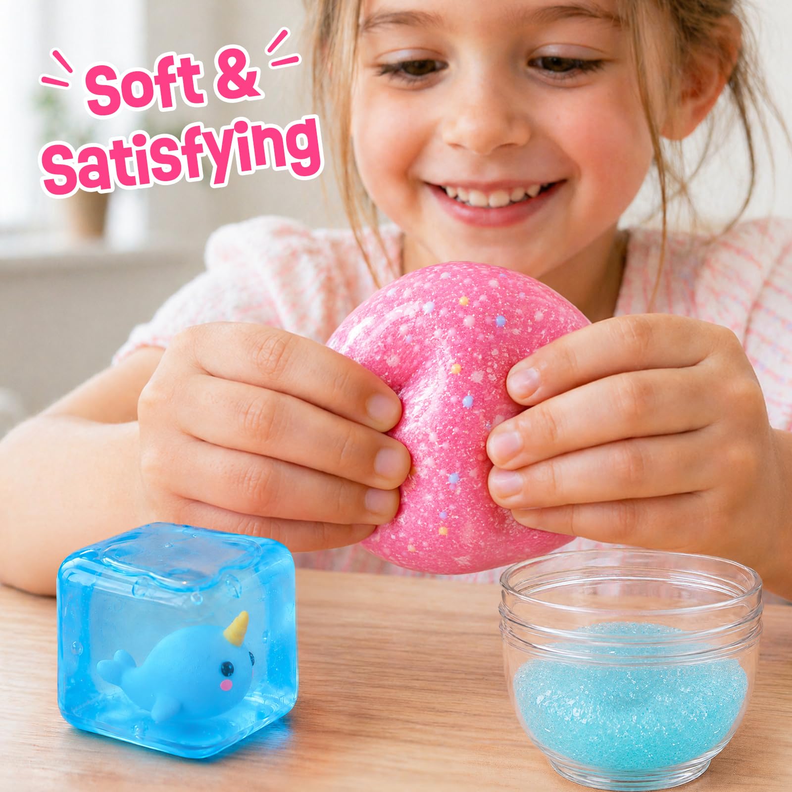 MOREDOTS Kit de fabricación esponjosa, haz 5 juguetes esponjosos, artes y