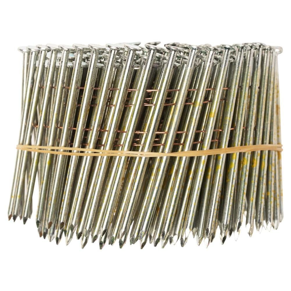 Clous en rouleau 15 degrés 120 x 3-1/4 pour cloueur pneumatique de charpente