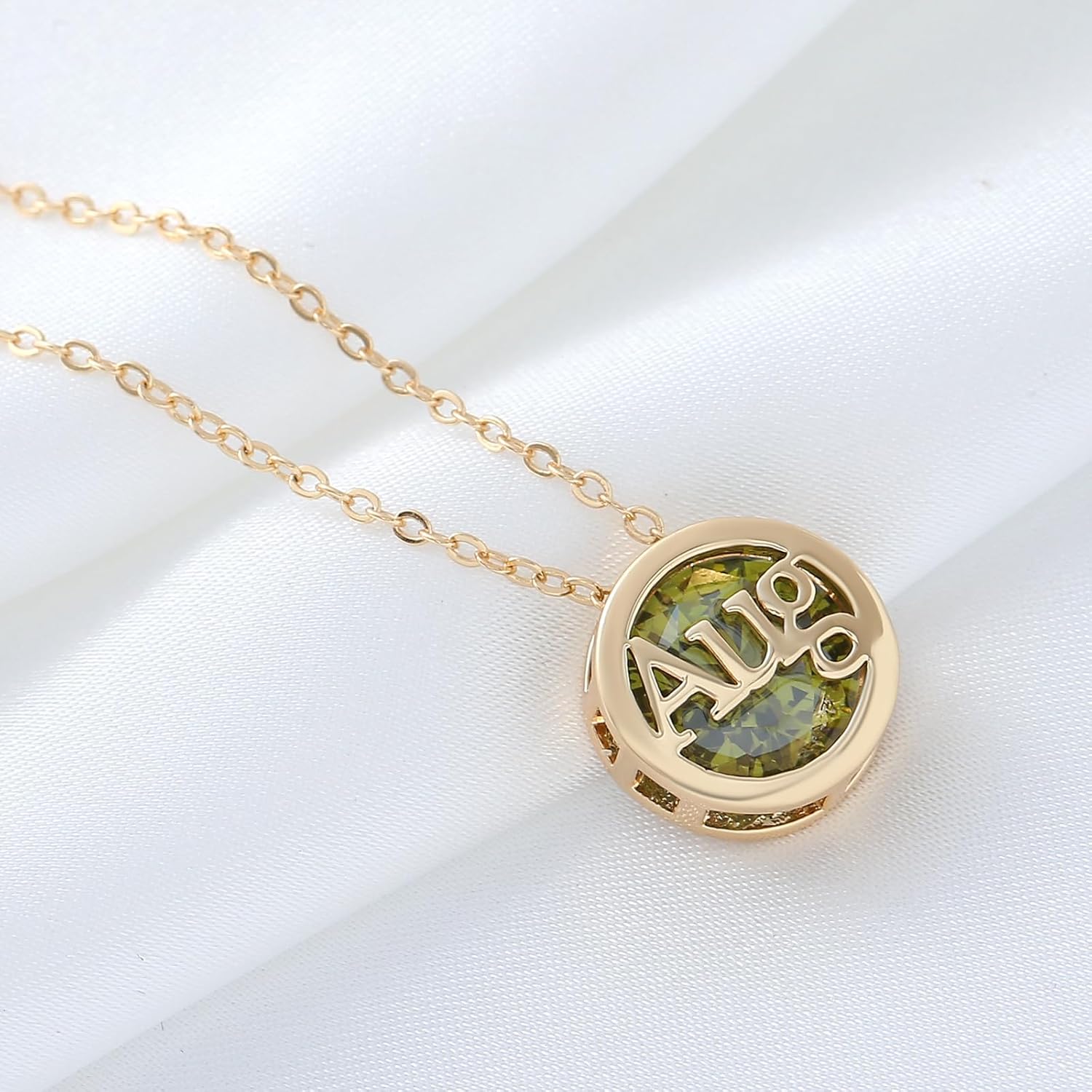 Birthstone Necklace 14K Gold Plated for Women Month Stone Diamond Jewelry Birthday Gifts - Image 2