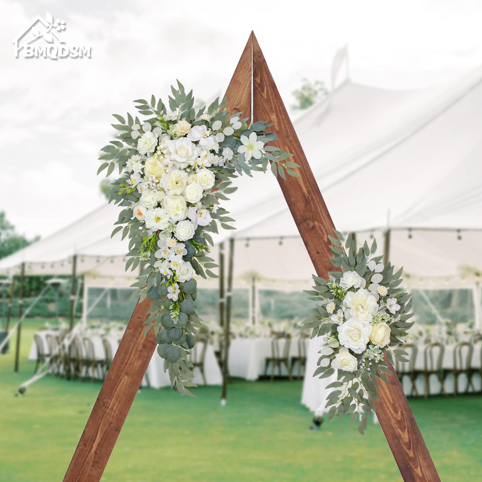 Wedding Decorations For Reception 2pcs Artificial Wedding Kit Pink Rose  Arbor Arrangement Welcome Sign Floral For Ceremony Wedding Party Decoration  Arch Flowers, image size:1600x1600