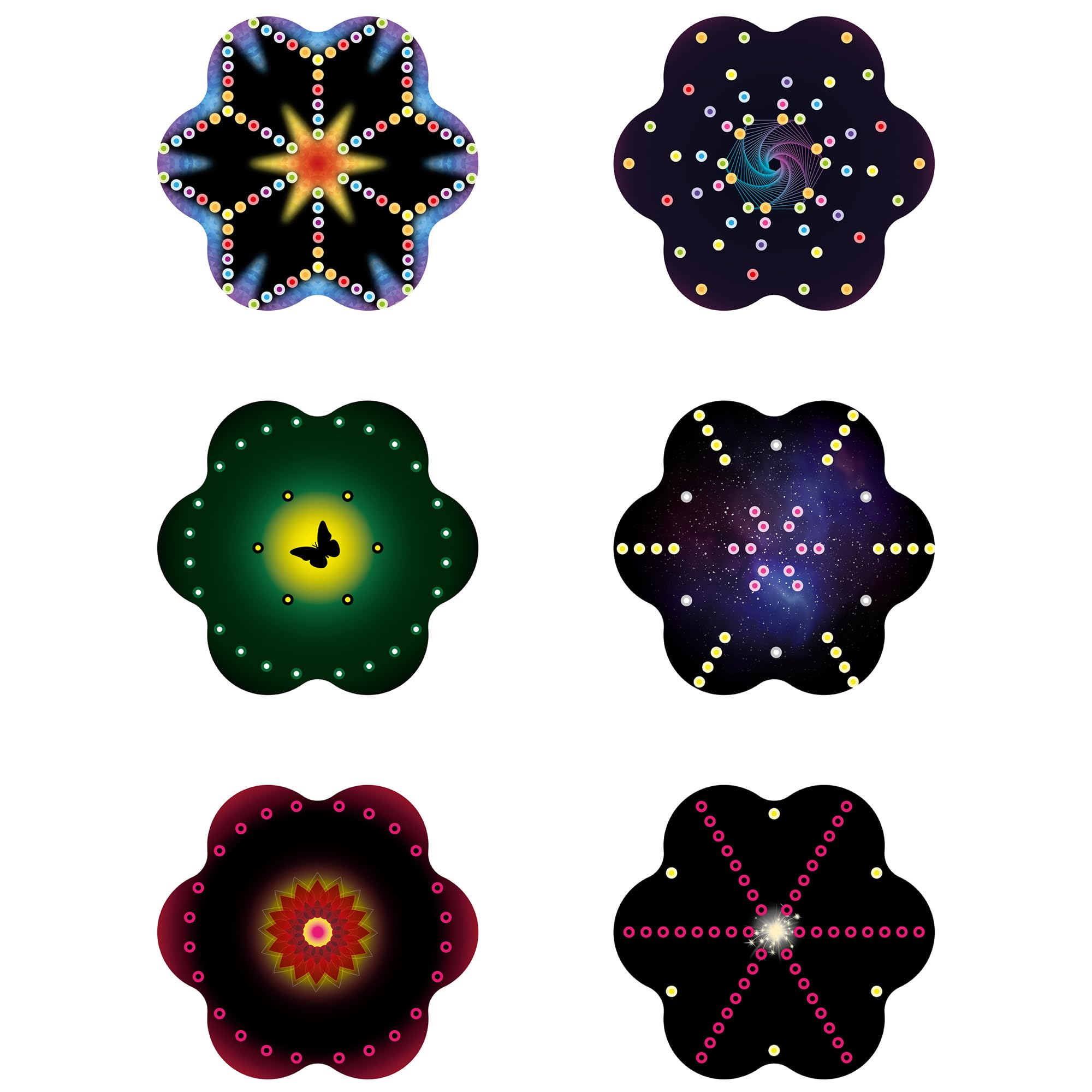 Quercetti - 2850 String Art Mandala; Juego Creativo