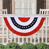 Vista 4 de Banderines patrióticos de aplique Evergreen, Multicolor