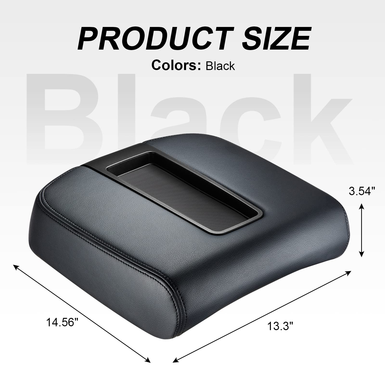 A Topics On TV ABIGAIL Center Console Armrest Cover For Silve 2007-2013 Chevy