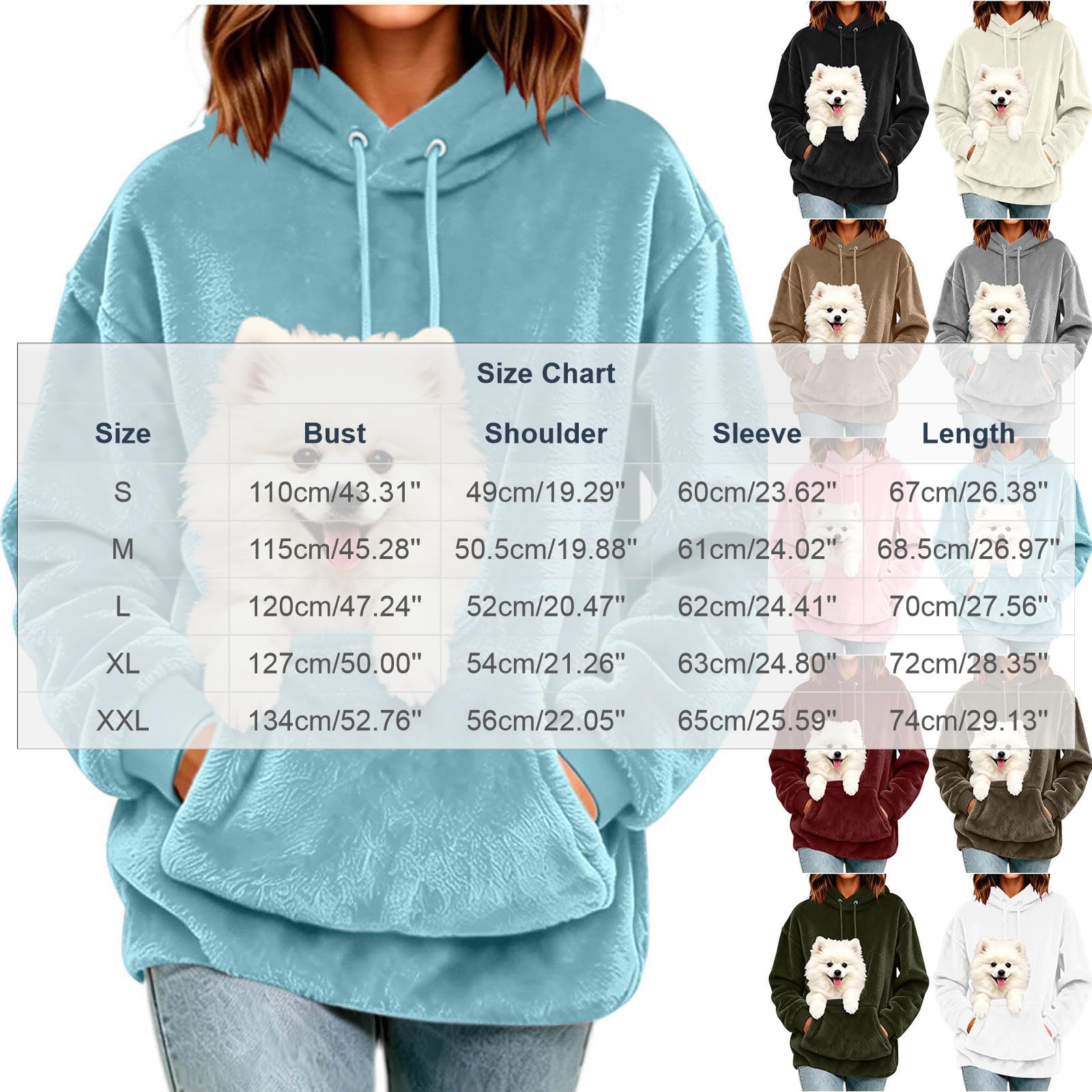 KHIRVWL Felpa Donna con Cappuccio Oversize Streetwear Cotone Felpe Sportive | Tessuto Confortevole, Design Basic, Vestibilità Larga, Facile da Abbinare, Perfetta per Casa, Viaggi e Passeggiate