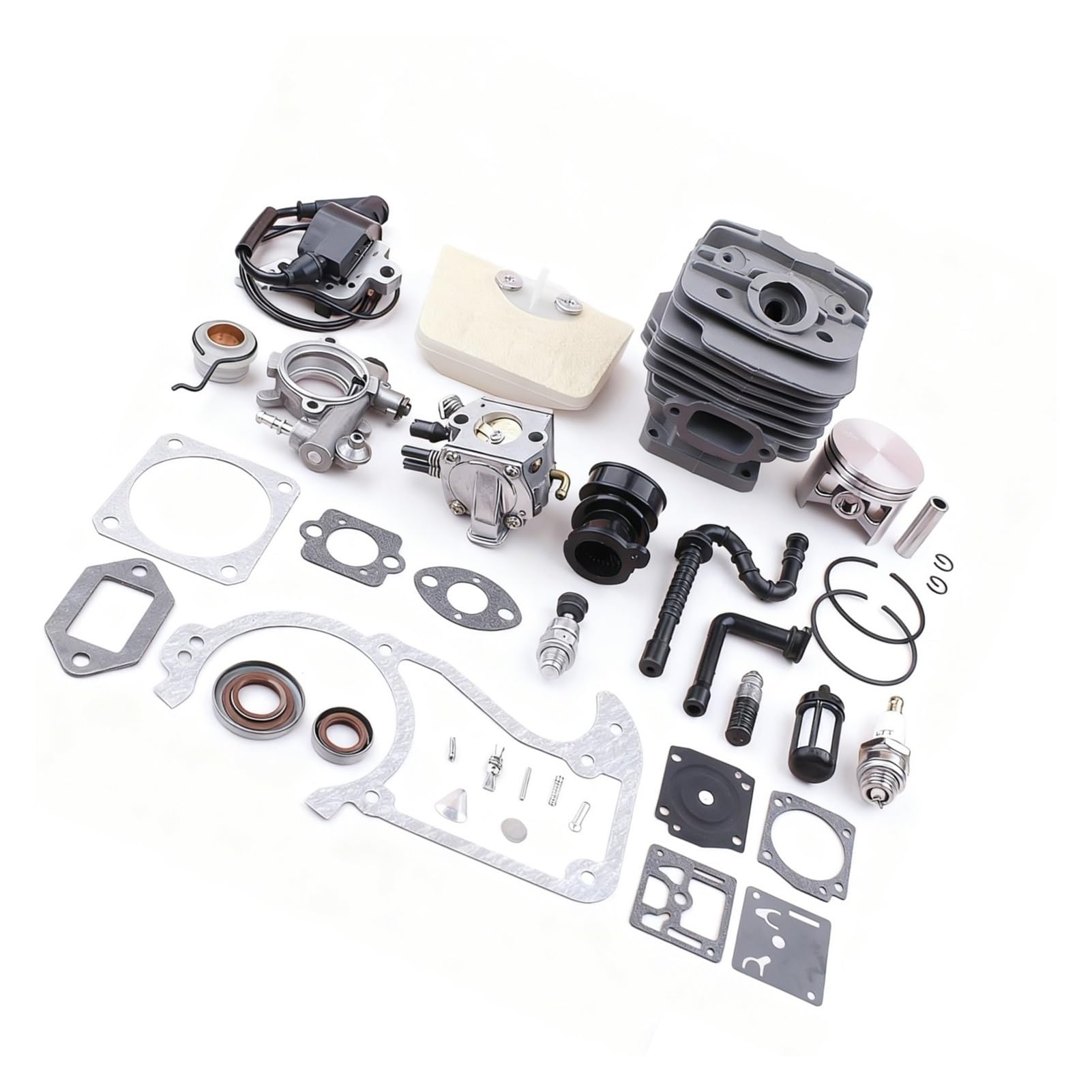 Kit cylindre 48mm bobine carburateur joint piston pour 034 036 MS360