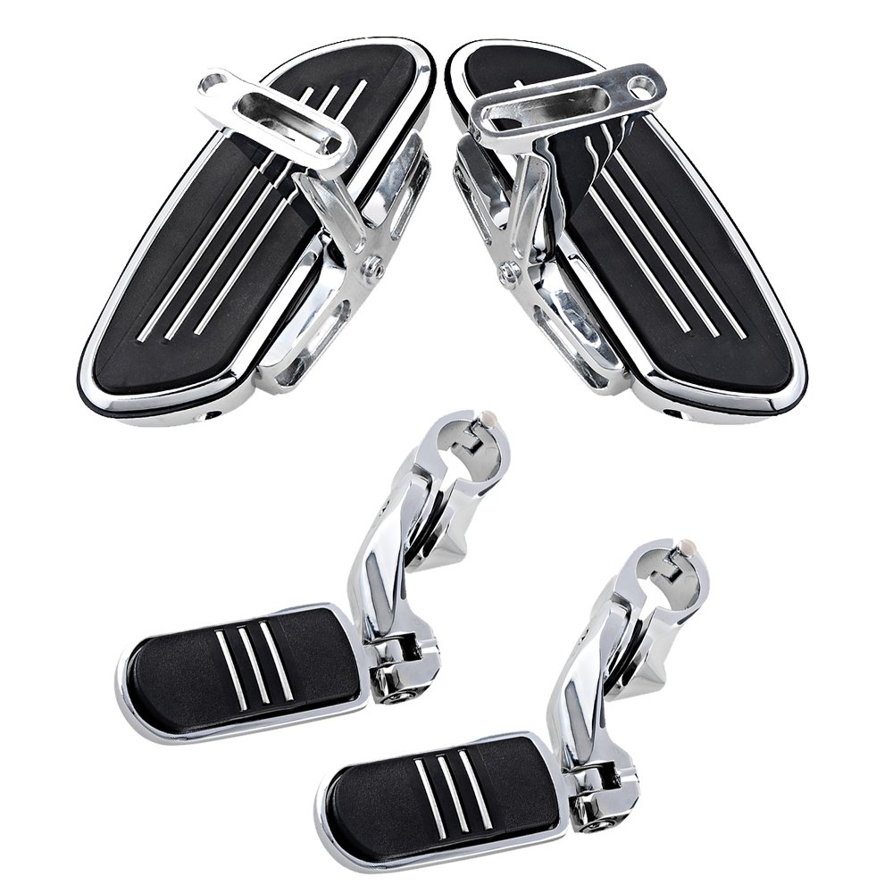 Buy Combo Streamline Passenger Floorboards + 1 1/4" Highway Footpegs