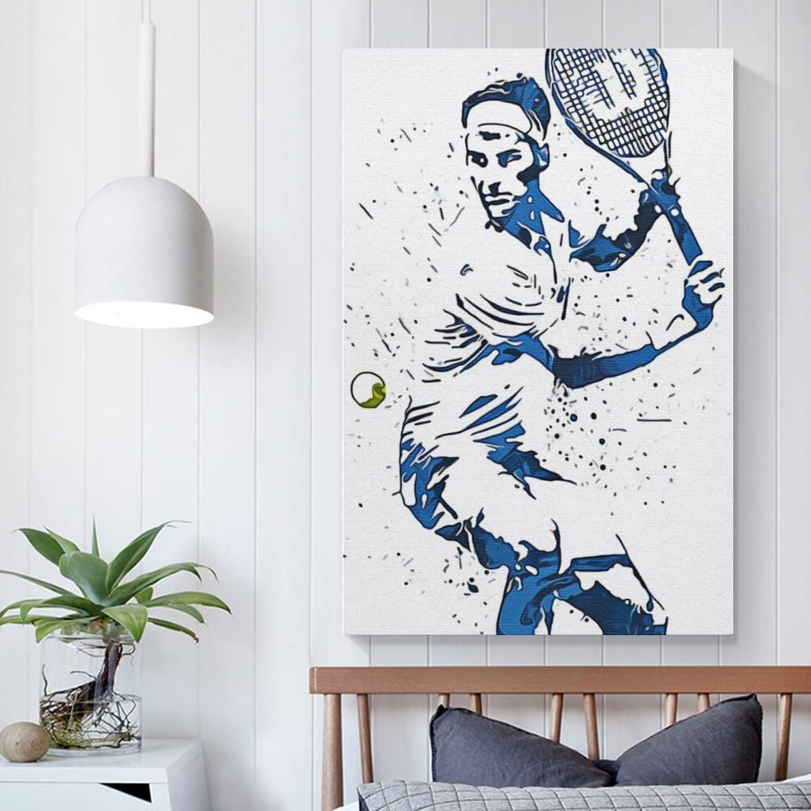 正規輸入品】ロジャー・フェデラー テニス 海外スポーツアートパネル