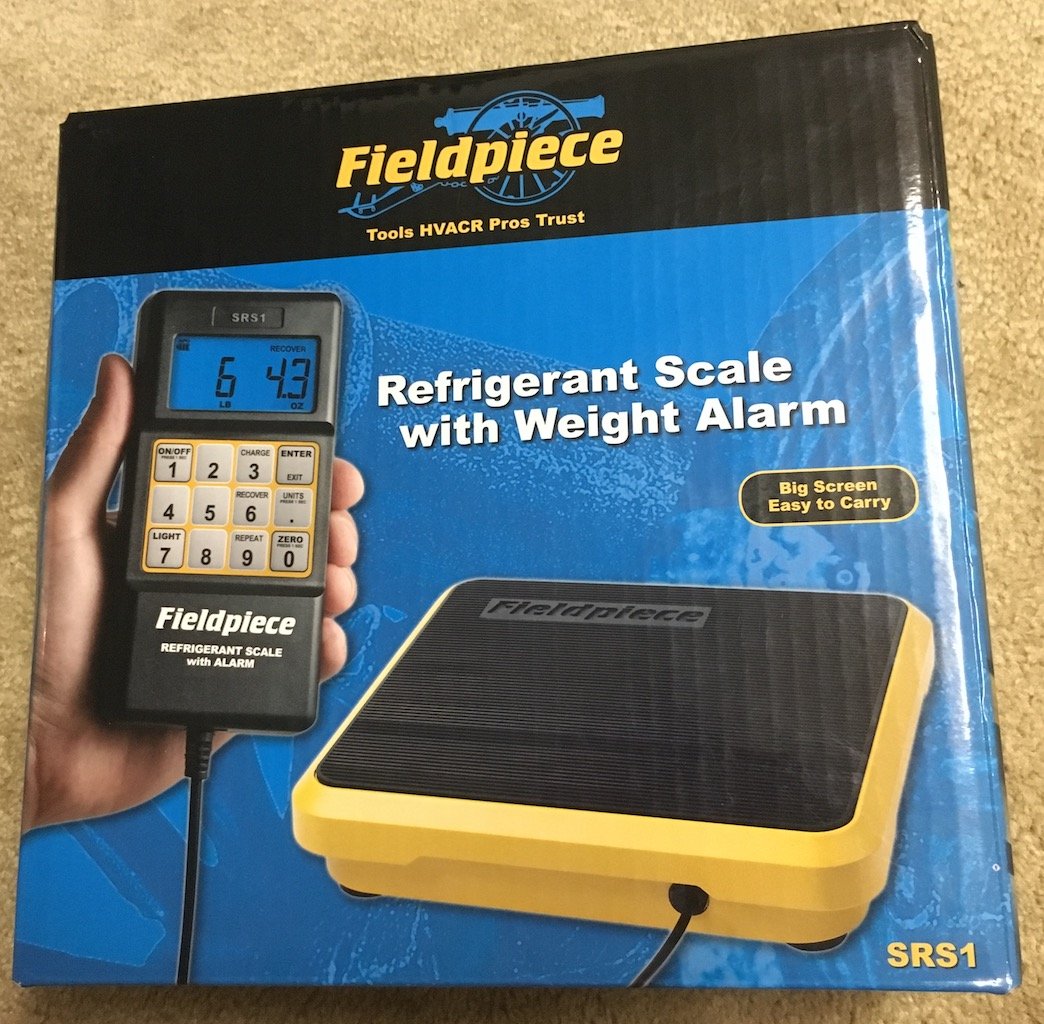 Fieldpiece SRS1 Residential, Light Commercial Refrigerant Scale