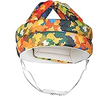 Vista 34 de Lindo casco de seguridad para bebé, protección para la cabeza del niño, ajustable, sombrero de parachoques para la cabeza, casco de parachoques