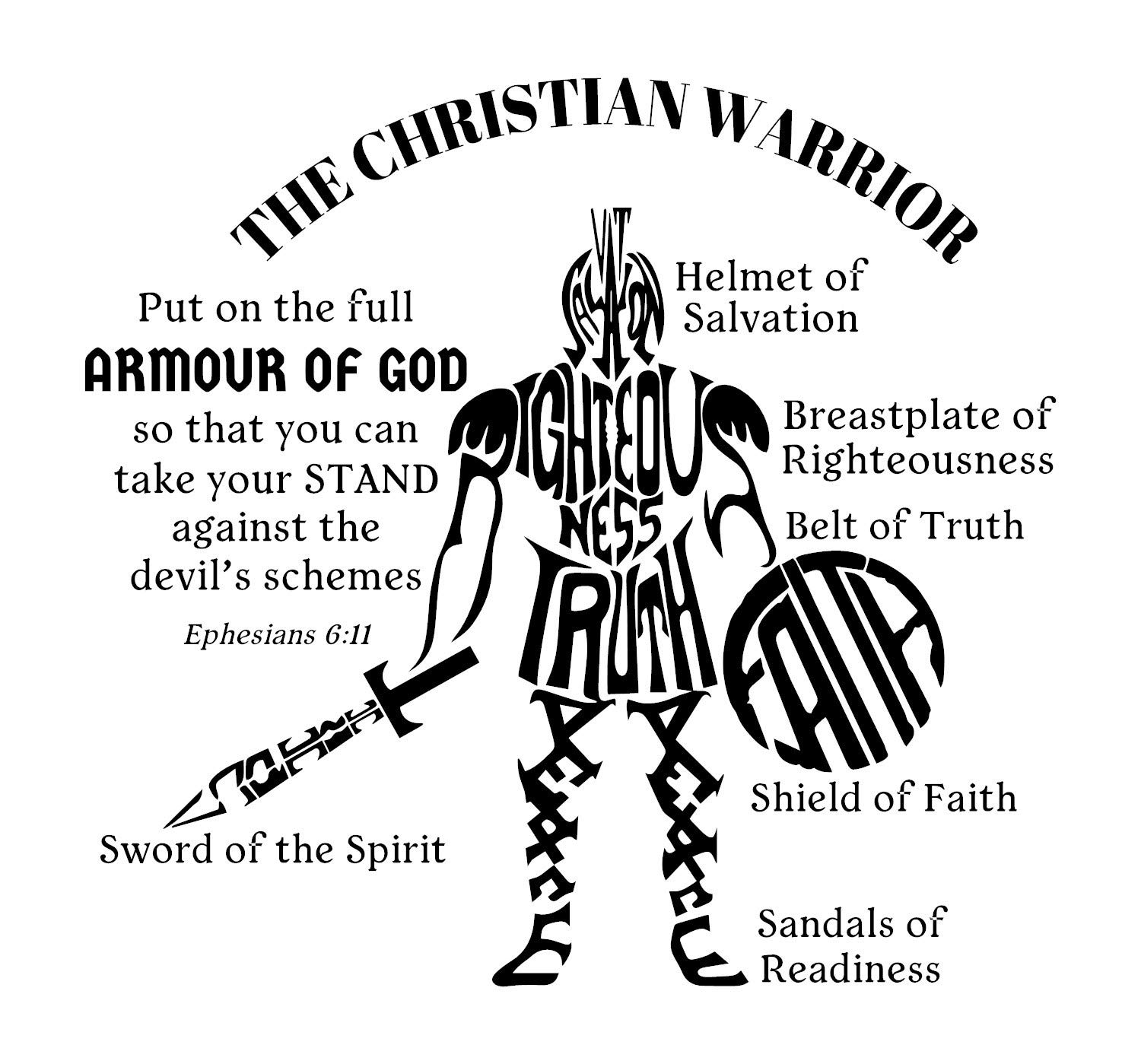 Armor Of God Svgbelt Of Truth Svgsword Of The Spirit vrogue.co