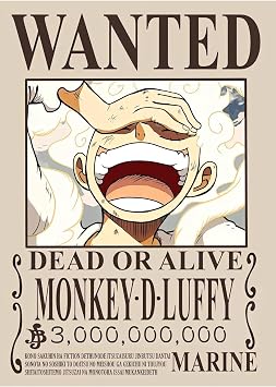 512 STORE One Piece Monkey D.Luffy Poster, 324324324324324
