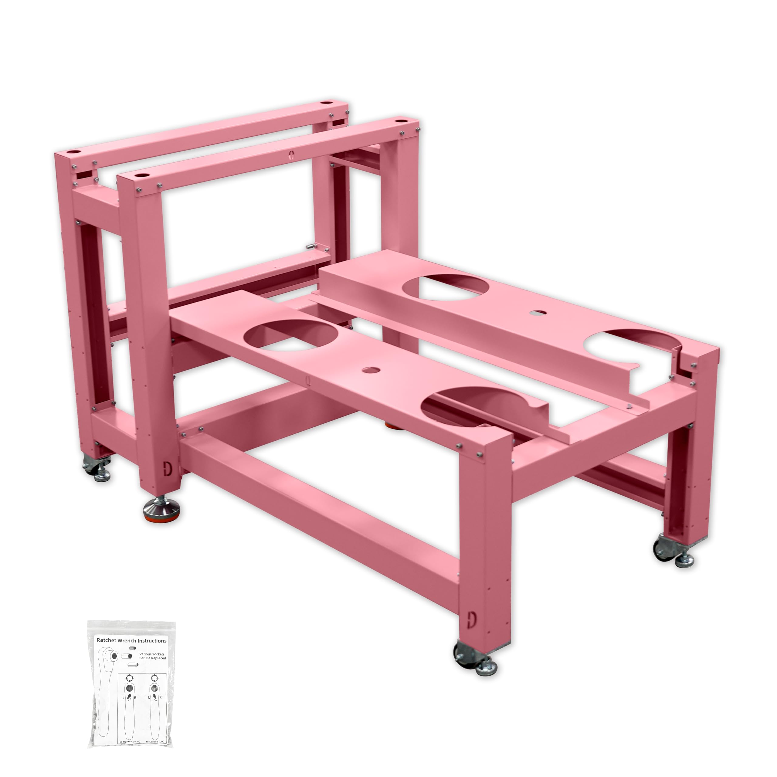 A3 M1630 Pro DTF Stand DTF Workstation for DTF Printer and DTF Drying Shaking Machine for T-shirt Printing,Space-Saving Design for DTF Printing Business,Heavy Duty Metal Frame,Stable Anti-Shake Rack for DTF Printing Studio