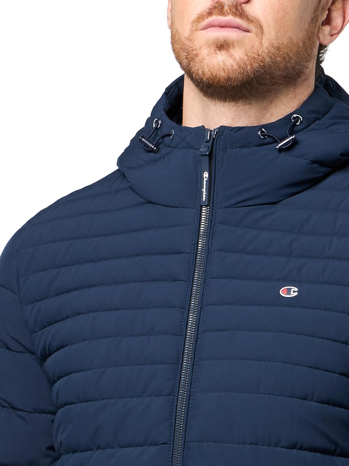 Champion mens Lightweight Hooded Puffer Jacket - Image 3