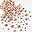 Beadsland Rhinestones for Makeup,8 Sizes 2500pcs Champagne Flatback Rhinestones Eye Gems for Nails Crafts with Tweezers and Wax Pencil,Light Peach,SS4-SS30