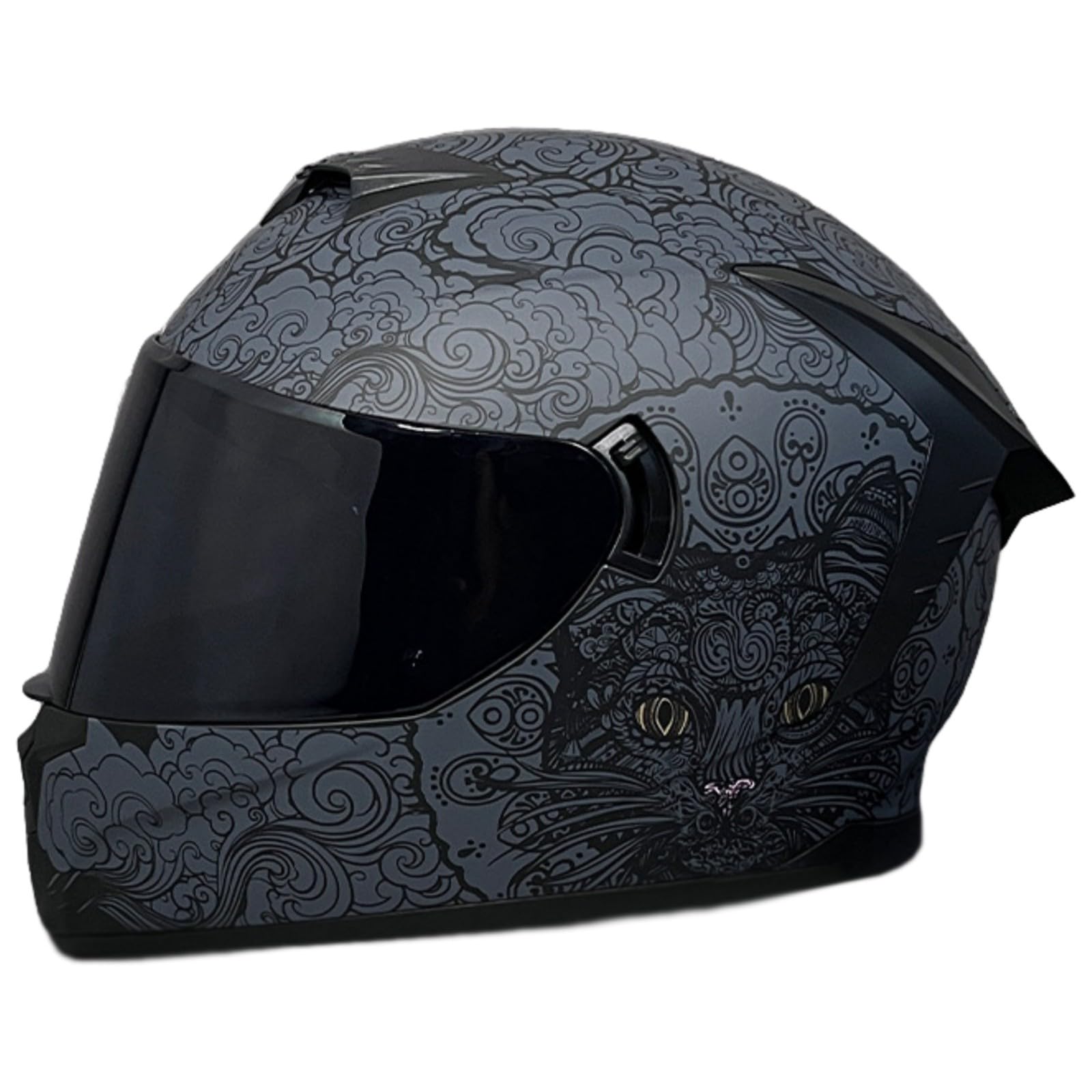 Casco De Motocross, Casco Integral De Motocicleta Homologado Según ECE 22.06, Casco Integral De Motocicleta con Visera Solar Abatible para Hombre Y Mujer
