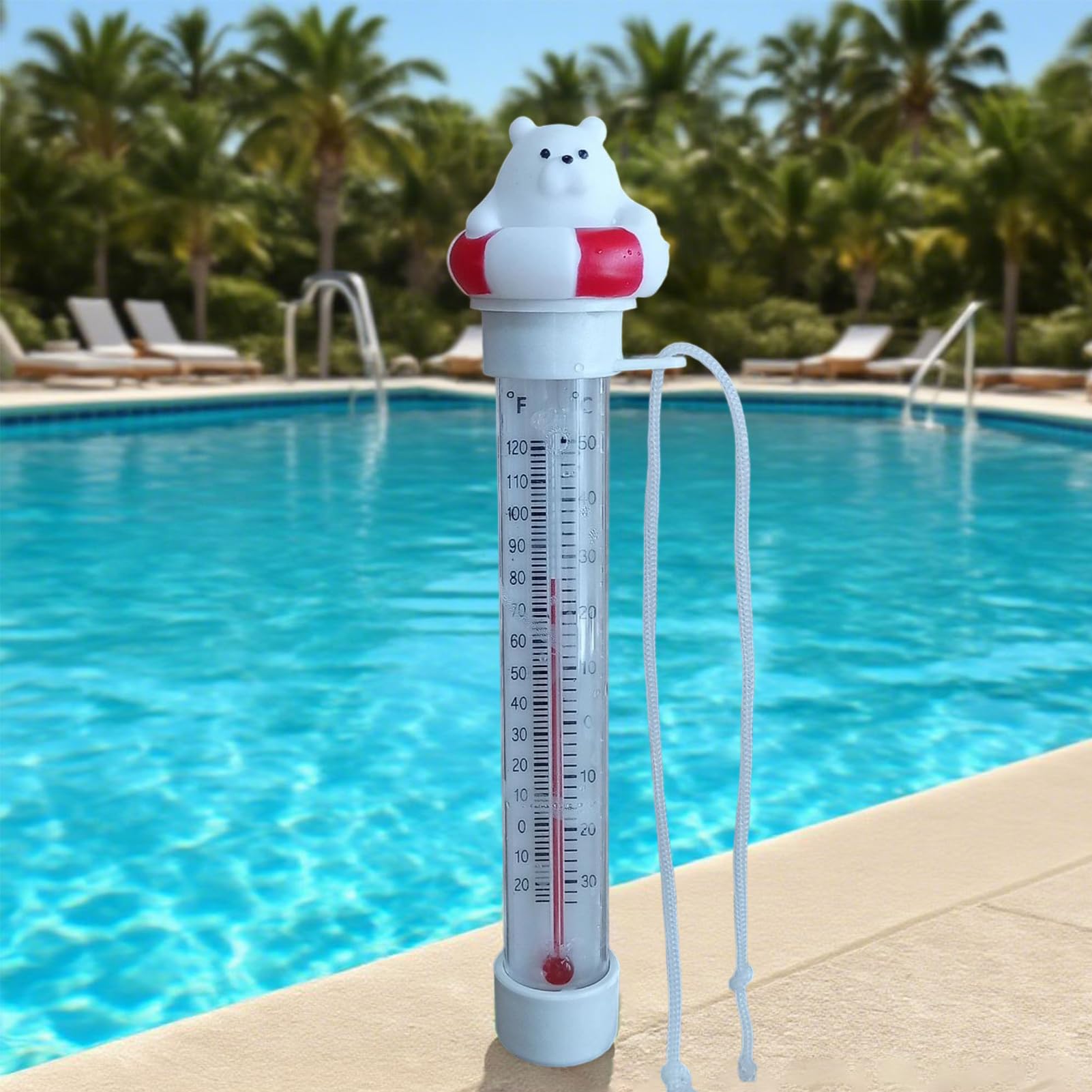 Termometro piscina Precisione Facile Lettura Impermeabile | Termometro Acqua per Idromassaggio Per vasca idromassaggio spa laghetto acquario interno ed esterno giardino cortile casa