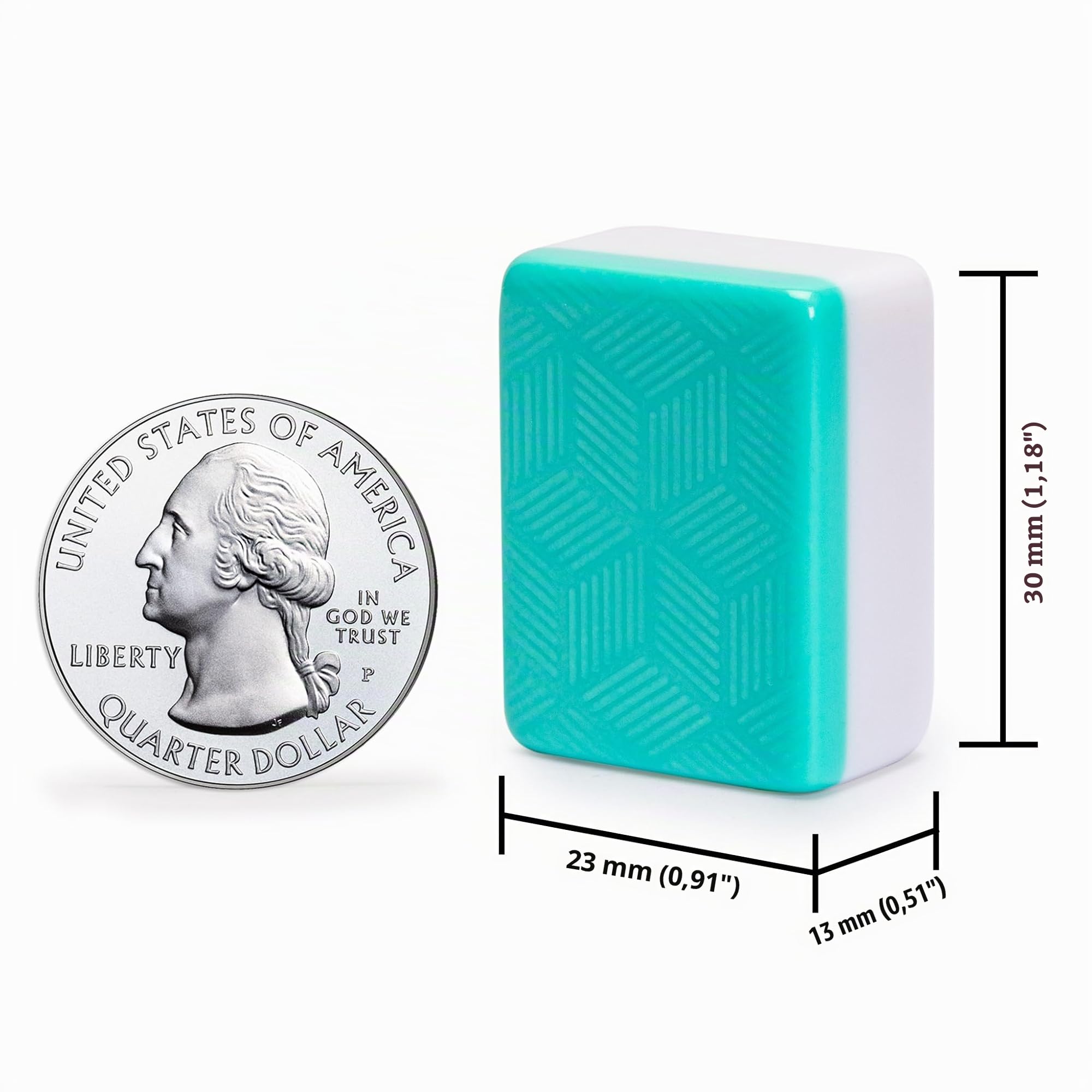 Yellow Mountain Imports Ensemble de mahjong américain, poivre avec étui souple vert poivre, 4 supports tout-en-un avec poussoirs, pièces de monnaie Wright Patterson, dés et indicateur de vent