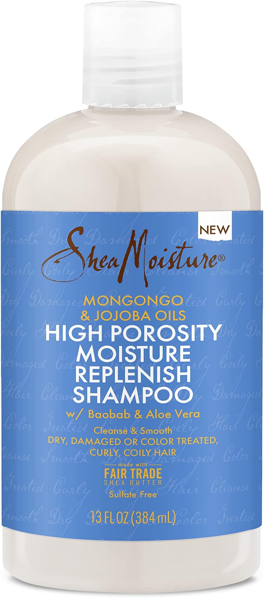 SheaMoisture High Porosity Moisture Replenish Shampoo for Curly and Coily Hair Sulfate-Free Hair Shampoo 13 oz