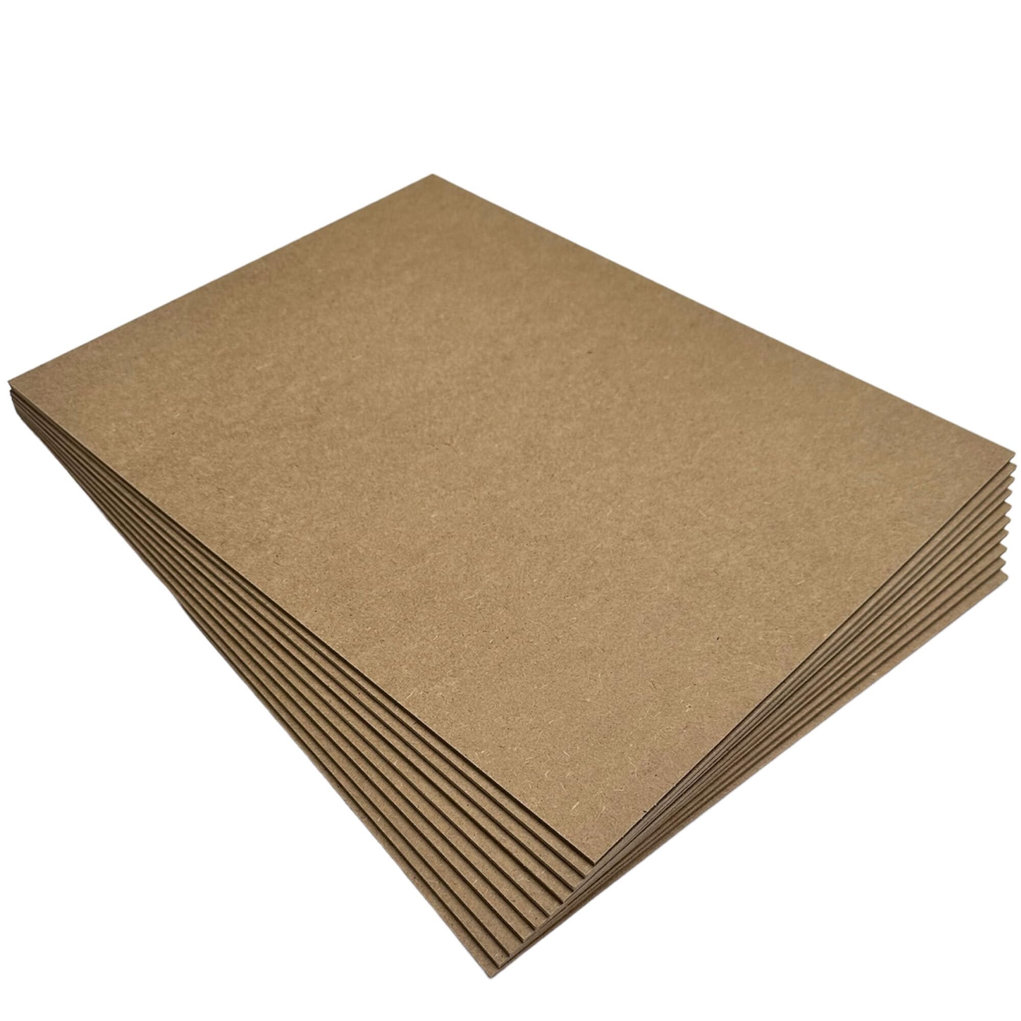 Tablero de fibra de densidad media de 2,5 mm, 50 x 70 cm, juego de 3 unidades, placa de HDF, placa de madera para manualidades