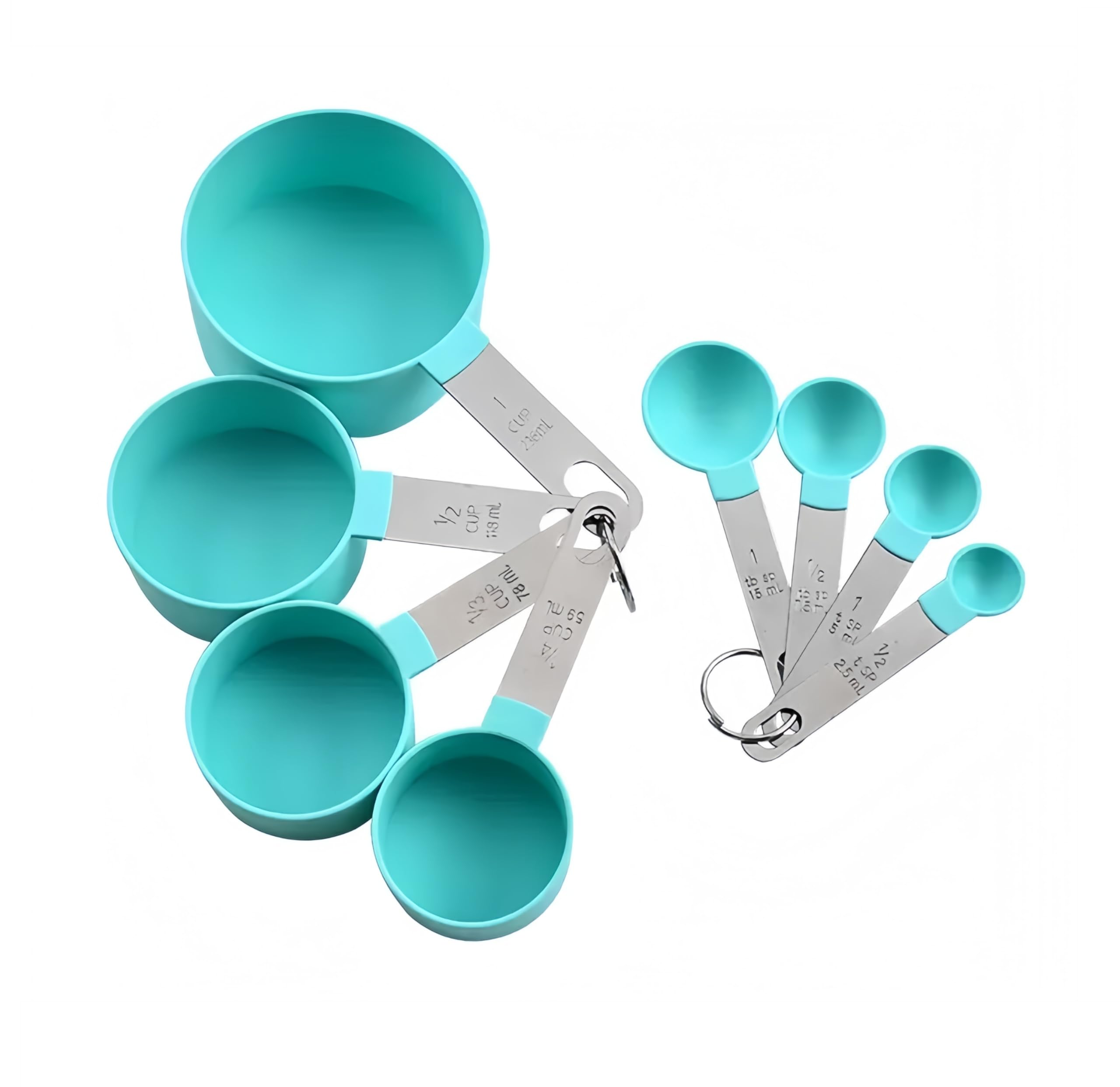 8 Pcs Measuring Cups and Spoons Set