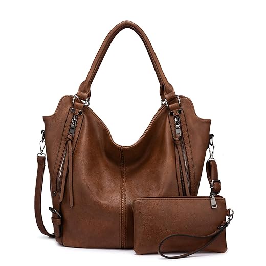 Tote Bag for Women PU Leather Shoulder Bags Fashion Hobo Bags Large Purse and Handbags with Adjustable Shoulder Strap