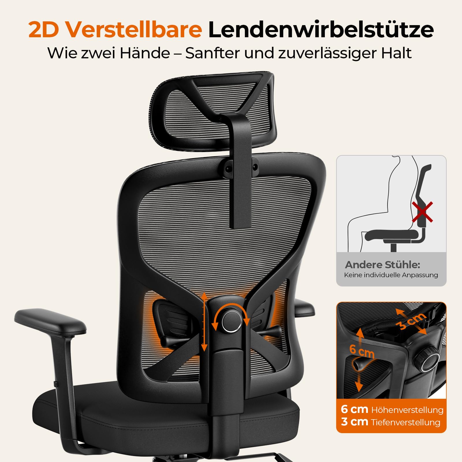 YW-1A Chefsessel Ergonomisch - Bürostuhl Netz für Homeoffice | Premium Schreibtischstuhl Ergonomisch und Chefsessel. Ein buro stuhl bequem als idealer Office Chair Ergonomic.