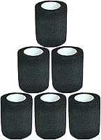 Vista 68 de Baisunt Paquete de 6 vendajes cohesivos de 1 pulgada, cinta autoadhesiva autoadhesiva autoadhesiva transpirable para muñeca, tobillo, deportes