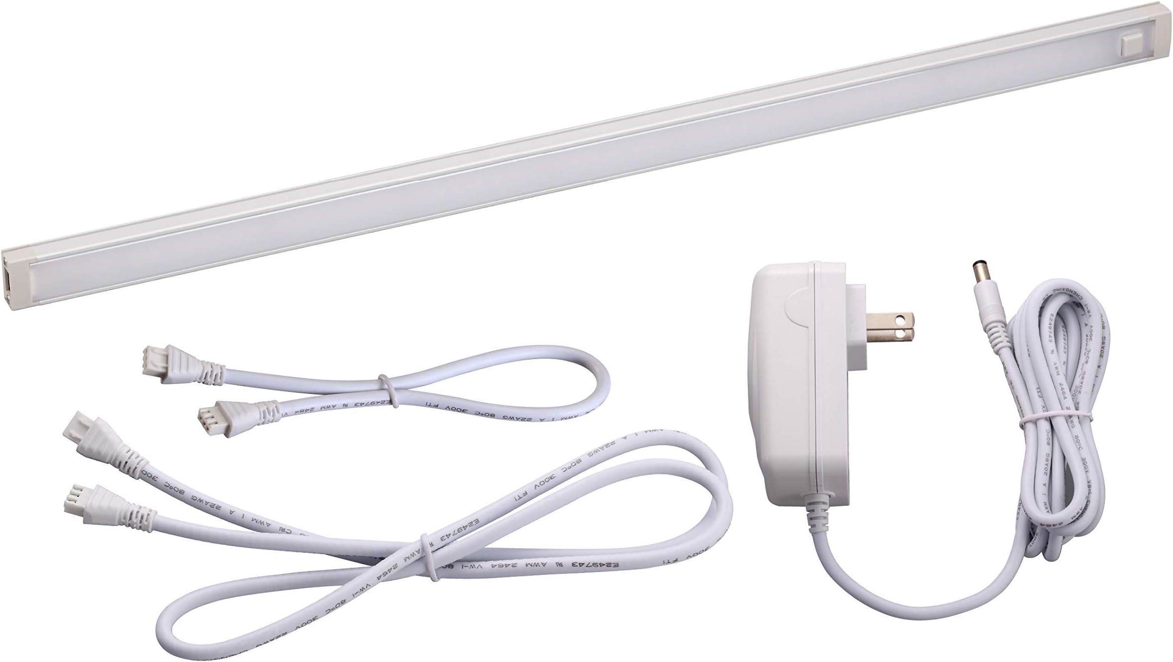 PureOptics LED Dimmable Linkable LED Shop Light with Motion Sensor and Magnetic Option, 10.5W, 780 Lumens, 4000K, 18", Cool White (LEDUC18-1CK)