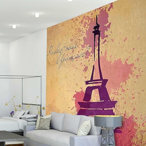 Miniatura 2 de Papel tapiz autoadhesivo de la Torre Eiffel, para cocina, dormitorio, no necesita pegamento adicional (Ancho) 78.7 pulgadas de ancho x 59 pulgadas