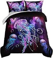 Vista 39 de HOSIMA - Juego de edredón individual de microfibra suave negro con 2 fundas de almohada, juego de ropa de cama individual a rayas con bandera