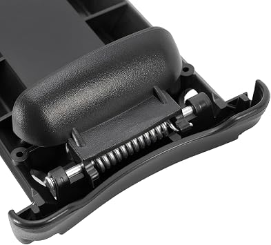 KUAFU Center Console Lid Armrest Sliding Mechanism Accessory Plastic Black