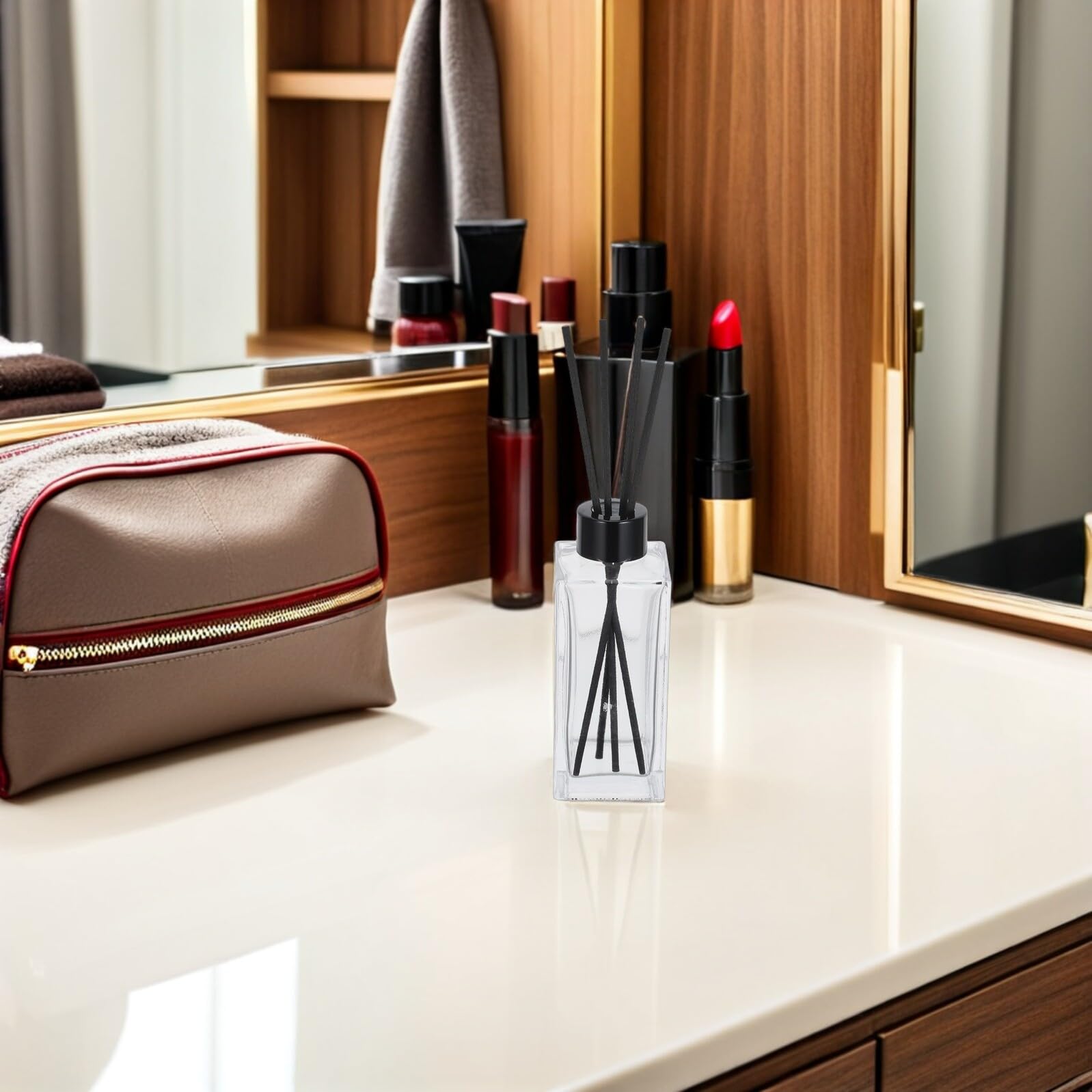 Toyvian 4 Stück Diffusionsstäbe aus Glasfaser Modernes Aromatherapie Diffusor für Badezimmer und Kleine Räume