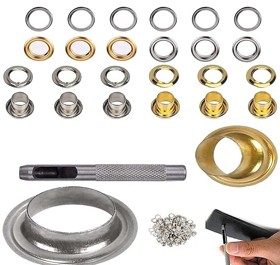 DIY Crafts Grommet Tool Kit, Grommet Setting Tool & Sets Grommets