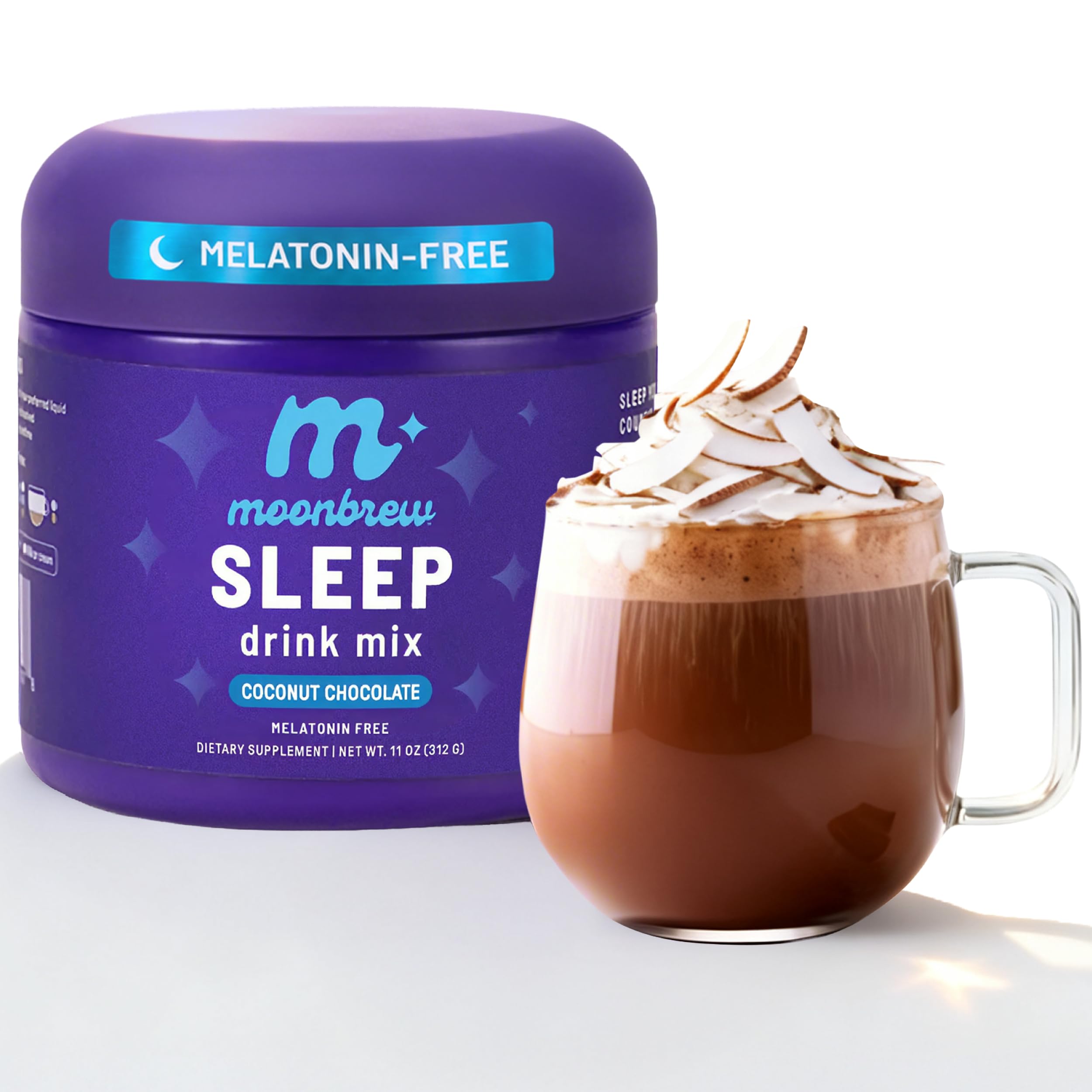 Amazon.com : MoonBrew Magnesium Coconut Chocolate Sleep Aid