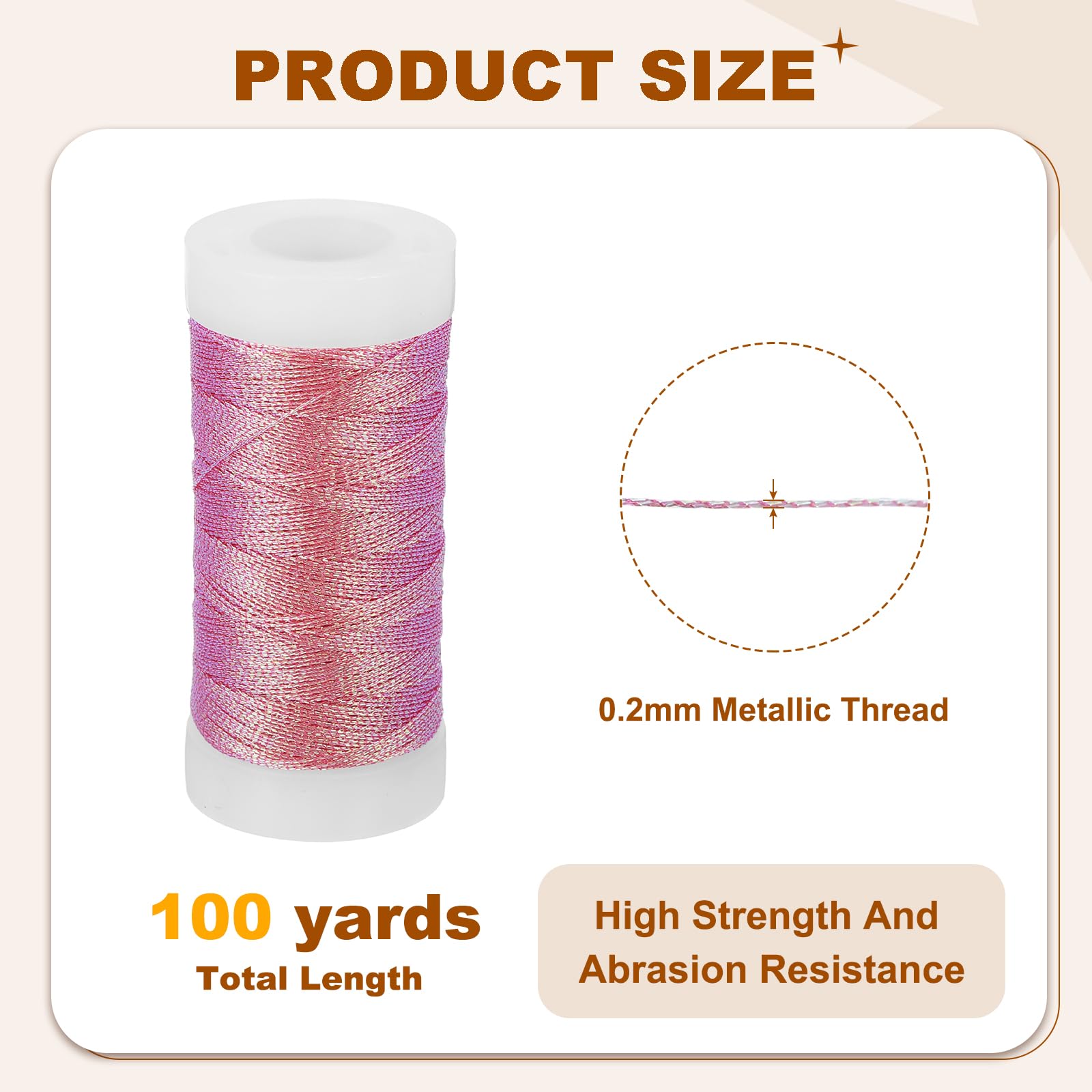 PATIKIL Metallic Thread - Image 2