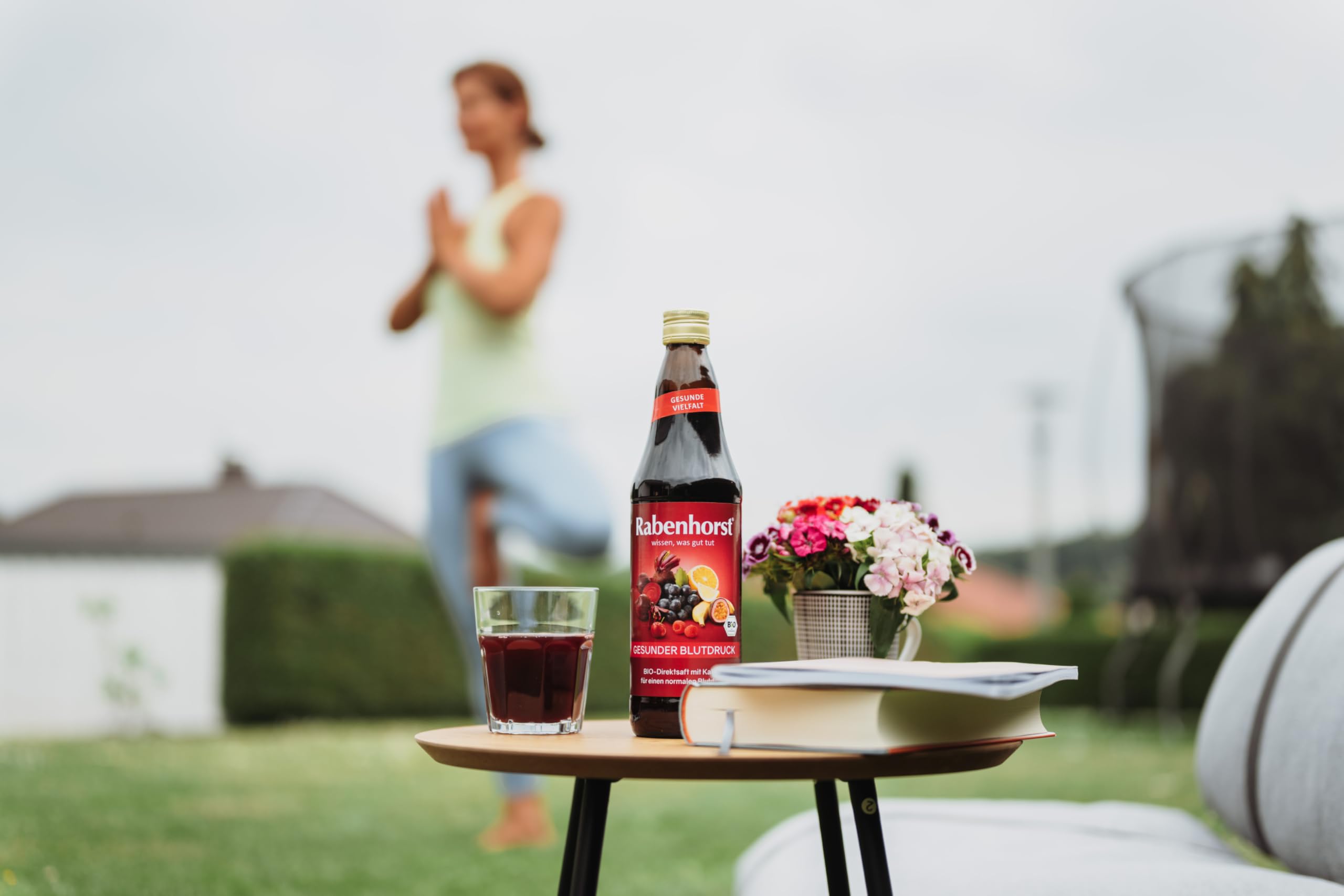 RABENHORST Gesunder Blutdruck BIO 6er Pack (6 x 700 ml) | Rote Bete-Mehrfruchtsaft mit Kalium für einen normalen Blutdruck