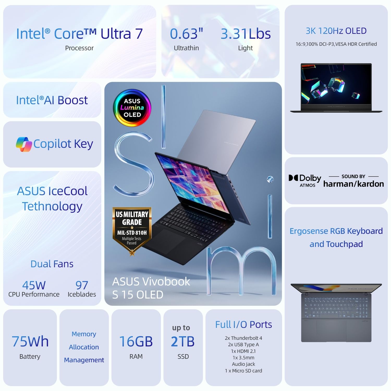 Amazon.com: ASUS Vivobook S 15 Laptop, 15.6