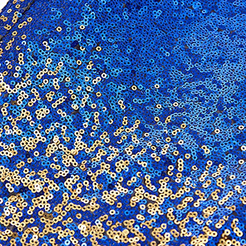 Mens Fashion Gradient Colors Sequins Two Pieces Set Suits4